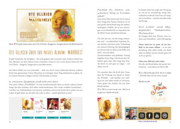 Herz Projekt Magazin Printausgabe kaufen – Geld & Fülle | Wie du Reichtum auf allen Ebenen erschaffst! – Bild 13