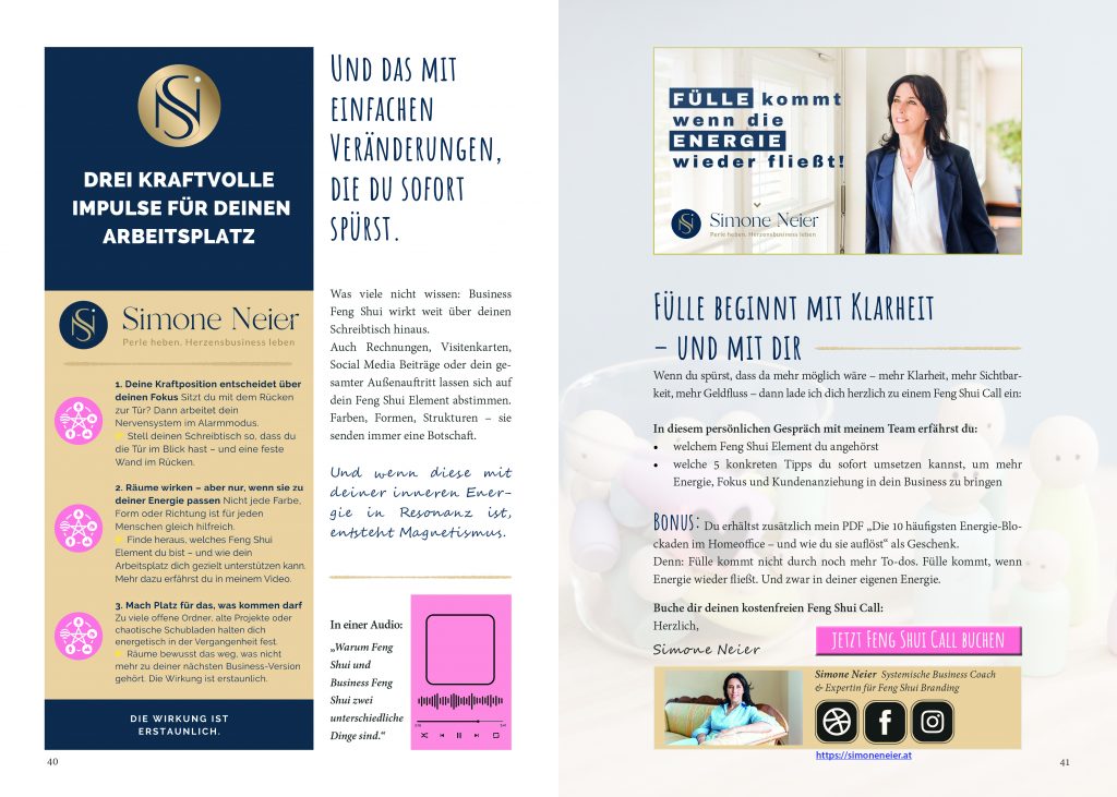 Business Feng Shui: Mehr Fülle & Erfolg am Arbeitsplatz | Simone Neier