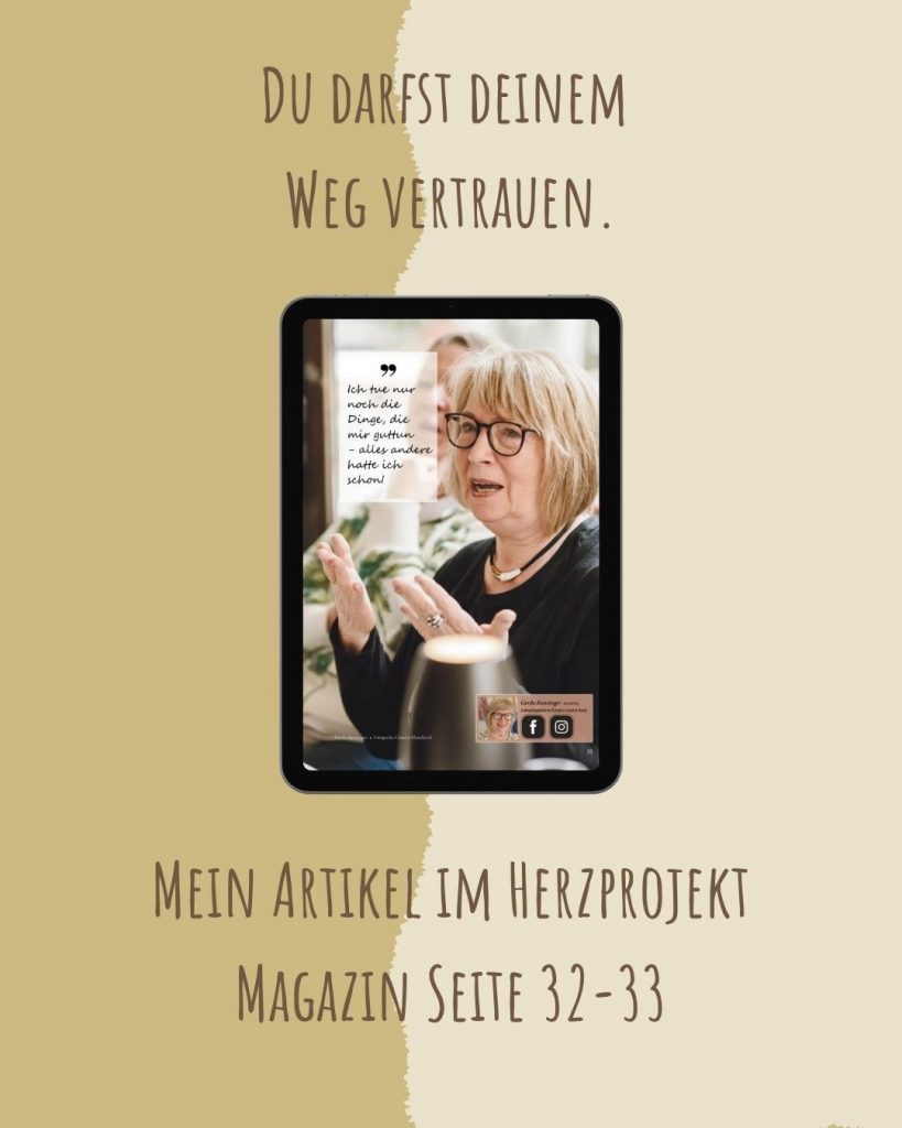 Endlich! bewusst leben: Raus aus dem Funktionieren - rein in ein erfülltes, gesundes und selbstbestimmtes Leben. Neuveröffentlichung Mai 2026 von der Autorin Gerda Ranzinger im aktuellen Herzprojekt Magazin Seelenkompass